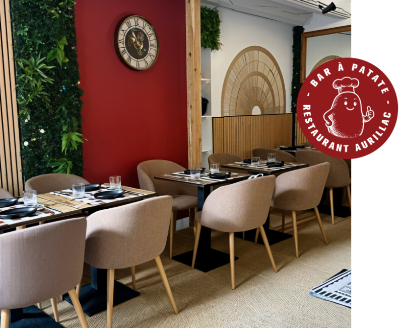 Le restaurant - Bar à Patate - restaurant AURILLAC - Restaurant Aurillac centre ville - Restaurant dans le Aurillac centre ville - Aurillac Centre Ville Restaurant